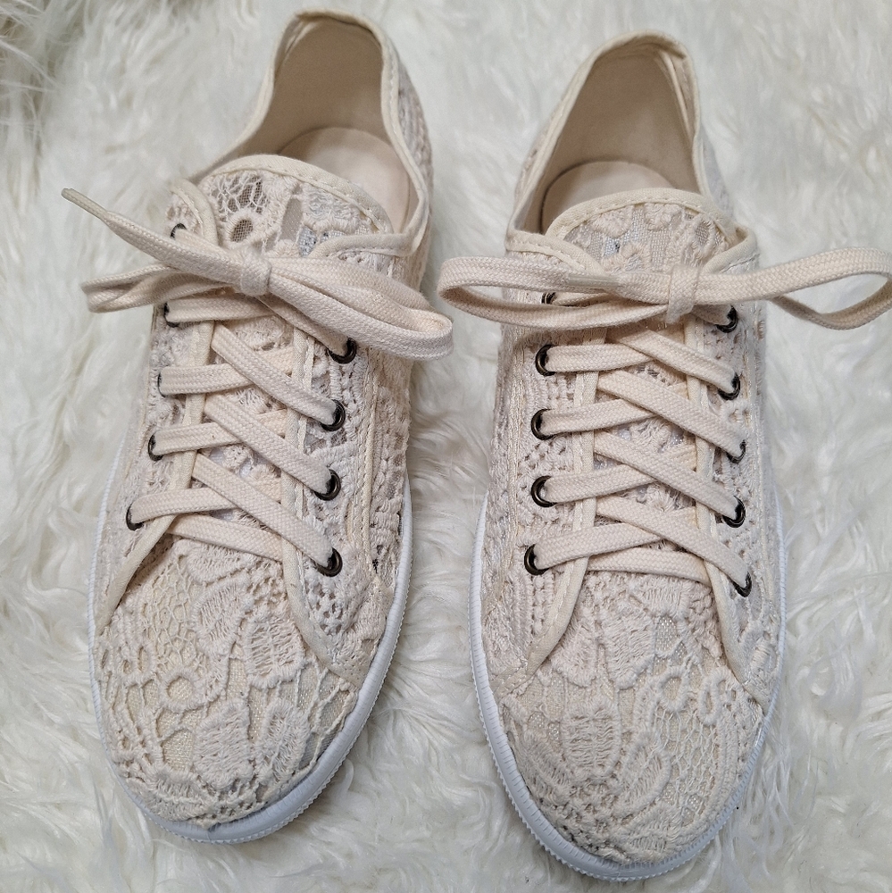Dune London Lace Sneakers